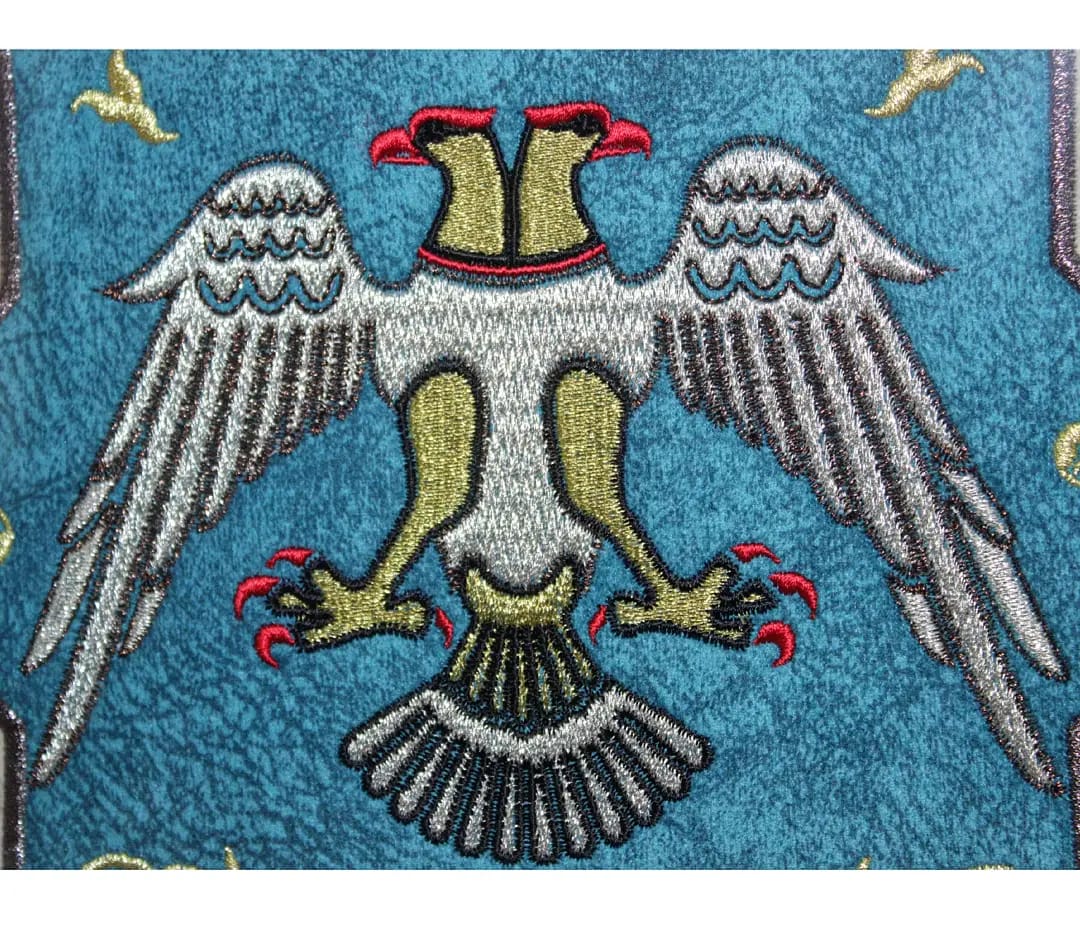 ÇİFT BAŞLI KARTAL NAKIŞLI TABLO