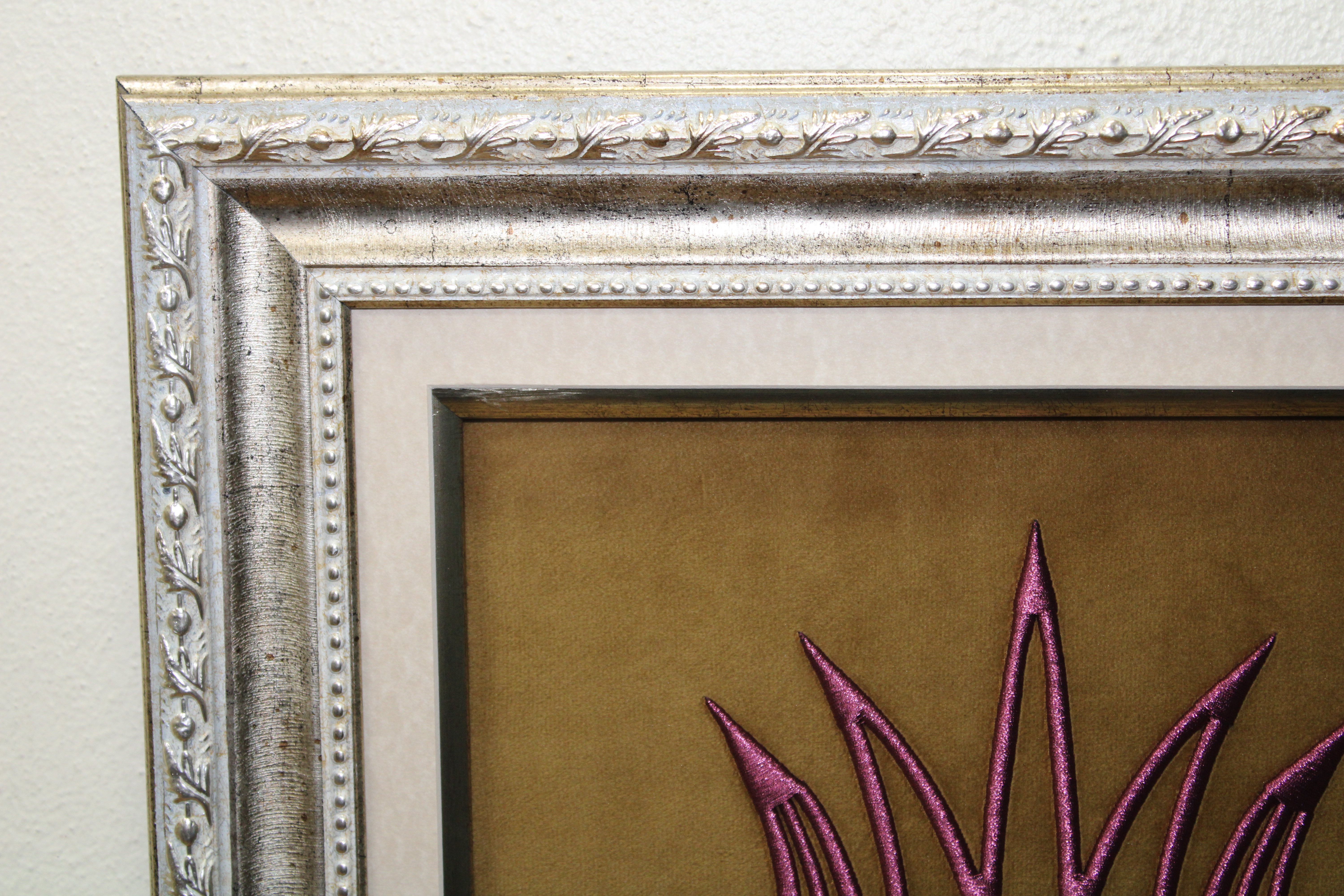 Lale formunda Maşallah Nakışlı Hat Tablo/Hediyelik Tablo