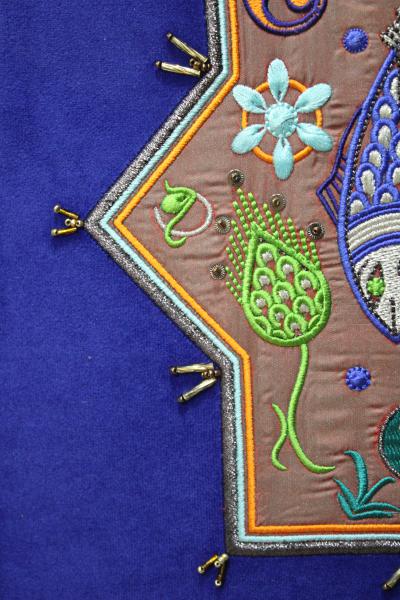 Bolluk, Bereket Simgesi ''Balıklı Kız'' Nakışlı Tablo