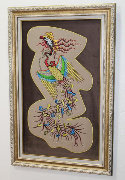 Simurg ''Anka Kuşu'' İşlemeli Tablo