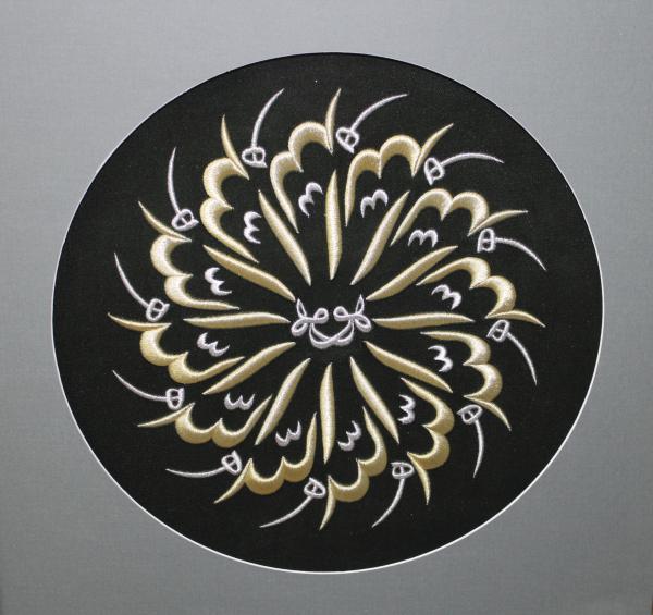 Allah c.c. Nakışlı Hat Tablo
