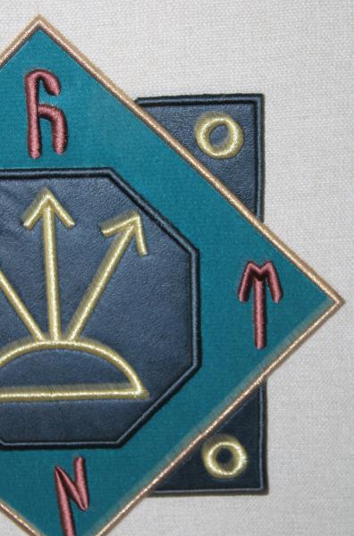 Oğuz Kaan Mührü Nakışlı Tablo